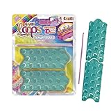 Craze LOOPS Board Blister - Knüpfboard mit Häkelnadel für Loom Bänder, Armbänder selber Machen...