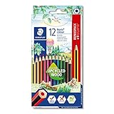 STAEDTLER Buntstifte Noris colour, rutschfeste Soft-Oberfläche, hohe Bruchfestigkeit, Made from...
