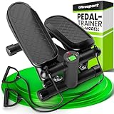 Ultrasport Stepper für Zuhause I Mini Fitness, 2 in 1 Up-Down Swing Stepper LCD Display I Fitness...