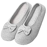 iNszkoos Damen Baumwolle Hausschuhe Yoga Ballerina Slippers Pantoffel Leicht Hefterzufuhren für...