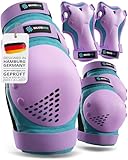 SKATEWIZ Protektoren Kinder - Knieschoner Kinder - Schoner Inliner Knieschützer - Schützer Inliner...