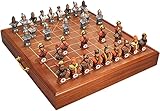 YOMMIOO Harz Charakter Modellierung Chinesisches Schach Set, High-End Chinesisches Schachspiel Set...