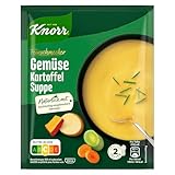 Knorr Feinschmecker Suppe leckere Gemüse-Kartoffelsuppe mit nachhaltig angebautem Gemüse 500 ml