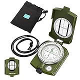VINTEAM Marschkompass Militär Kompass Premiun Stabil Peilkompass Portable Wasserdicht Navigation...