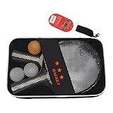 MechKit Pingpong-Paddelball-Set, professionelle Tischtennisschläger, Bälle, komplettes Kit für...