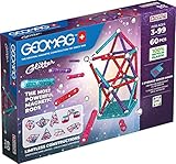 GEOMAG - GLITTER 60 Teile - Magnetische Baustein für Kinder ab 3 Jahren -100% Recycelbarer...