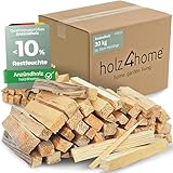 holz4home® Anfeuerholz Getrocknet 30kg I Nadelholz Anzündholz Ofenfertig Trockenes Anmachholz I...