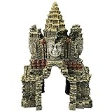 SLOCME Große Buddha Statue Dekoration für Aquarien - mit Loch für Betta Fische zum Schwimmen...