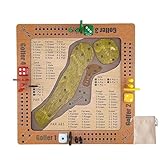 Golfspiel - Holzspielzeug Golf Gesellschaftsspiel Lustig | Für 1-4 Erwachsene Spieler Tischfamilie...