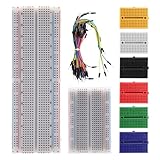 AYWHP 6X Mini Breadboard Kit 170Punkte (6 Farben) + 1x Steckplatine 400Punkte + 1x Breadboard...