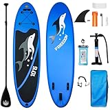 GarveeLife Aufblasbares Stand Up Paddle Board 10'15.2 cm x 83.8 cm x 15.2 cm mit Premium-Zubehör,...