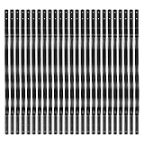 Deckbaluster, 50-Pack Aluminium Deckspindeln, 32.25'x1' Wave Arc Baluster mit Schrauben,...