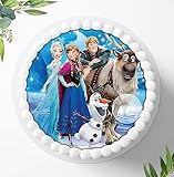 Tortenaufleger Tortenbild Geburtstag Frozen Die Eiskönigin Fondant 1224