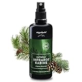 AllgäuQuelle® BIO Infrarotkabine Duftspray mit 100% Bio-Öle Allgäuer Naturluft Alpenzirbe...