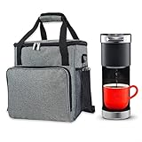 Oniissy Kaffeemaschinen-Reisetasche, Single Serve Coffee Brewer Tragetasche mit mehreren Taschen,...