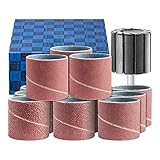 PFERD Schleifhülsen-Set, 13-tlg. | Korund Ø30x30mm A40, 60, 80, 150 inkl. Halter mit Schaft-ø 6mm...