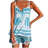 Tshirt Damen,Sweatshirt Damen,Top Damen,T Shirt Damen Strandbluse Damen Sommer Bluse Leibchen...
