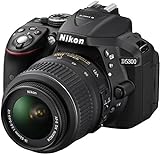 Nikon D5300 Digital SLR Camera with 18-55mm VR Lens Kit - Black (24.2 MP) 3.2 inch LCD with Wi-Fi...