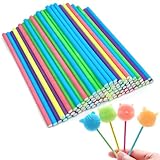 Alethron Cake Pop Stiele, 100 Stück Cake Pops aus Papier, 10 cm Lollipop Sticks Bunt Lolli Stiele...