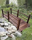 Dekorative Garten-Fußbrücke für Teiche und Wege im Freien, verbessert die Ästhetik und...
