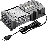goobay 64879 Sat-Multischalter/Kompakt-Multischalter / 9 Eingänge / 4 Ausgänge / 4K, 8K UHD/DAB+ /...