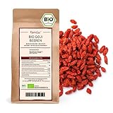 Kamelur 1kg getrocknete BIO Goji Beeren ohne Zusätze - Sonnengetrocknete Goji Beeren aus...