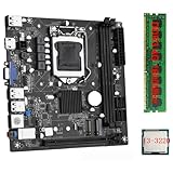 PpAaJK ITX H61 Desktop-Motherboard + I3-3220 + 1 X DDR3 1600 MHz, 4 GB RAM, CPU, LGA 1155,...