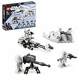 LEGO 75320 Star Wars Snowtrooper Battle Pack mit 4 Figuren, Waffen und Düsenschlitten, Spielzeug...
