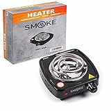 Turbo Power 500 Watt elektrischer Kohleanzünder Blitzschnell, Kohlen Ofen, Kohle Anzünder mit...