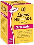 Luvos Heilerde mikrofein Cholesterin - 100 Kapseln - Zur Bindung von Cholesterin und Fetten -...