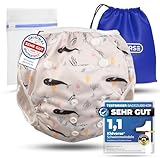 KIDVERSE Schwimmwindel Baby Badehose 0-3 Jahre - Hautfreundliche Schwimmwindeln wiederverwendbar &...