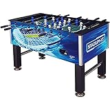 Carromco Unisex – Erwachsene Stadium-XT Kickertisch, Blau, 142 x 75 x 87.5 cm