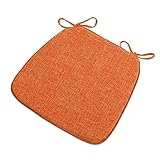 Care Spring 1Er-Set Waschbar Sitzkissen Mit Bändern, 45X42cm Stuhlkissen, Memory-Schaum Sitzpolster...