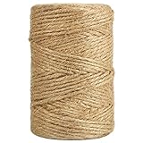 Vivifying Jute Schnur, 3MM Braun Juteschnur für Garten Bilder Pflanzen Basteln