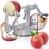 Edelstahl 'Deluxe' Apfelschäler & Kartoffelschäler 3-in-1 Sparschäler Apfelschneider...