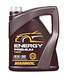 MANNOL Energy Premium 5W-30 API SN/CF Motorenöl, 5 Liter