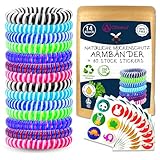 Olleeno® Mückenschutz Armband Moskito Insektenschutz Armband für Outdoor Camping Wandern Sport...