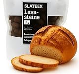 SLATEEX® Lavasteine 3 kg – Natürliche Lavasteine für Gasgrill, Elektrogrill & Backofen –...