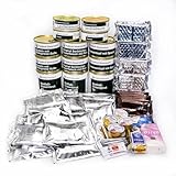 Notfallpaket 10T – Fleisch | 10-Tage Langzeit-Notration mit Fertiggerichten, Brot, Käse, Wurst,...