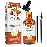 Arganöl Haare 60ML Argan öl Vegan für Gesicht, Hautpflege, Haare, Nägel, Anti-Aging, Argan oil...