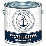 Hamburger Lack-Profi PU Holzschutzfarbe MATT Lichtgrau RAL 7035 Grau Hochwertige Wetterschutzfarbe...