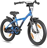 PROMETHEUS BICYCLES Kinderfahrrad 18 Zoll Jungen ab 6 Jahre - Kinder Fahrrad 18 Zoll Junge Mädchen...