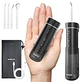 WAFLOO Munddusche Kabellos für Reise, Tragbarer Oral Irrigator mit Teleskop-Wassertank, 5...