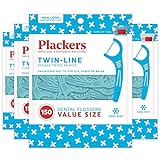 Plackers Twin-line Zahnseide Picks, 150 Stück (4 Stück), Limited Edition