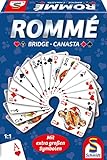 Schmidt Spiele 49420 Rommé Bridge Canasta, Klein und Fein Serie, Kartenspiel, bunt