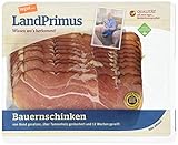 tegut… LandPrimus Bauernschinken - in Scheiben geschnitten - geräuchert - Rohschinken, 1 x 100g