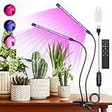 Pflanzenlicht Vollspektrum - Indoor 8W Pflanzen LED Grow Lampe, High PPFD Grow Lights für Blumen,...