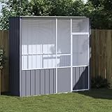 Emmtore Voliere Vogelvoliere Außen Aufzuchtkäfig All-in-One-Vogelkäfig Außenvoliere Käfig...