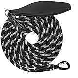 Schleppleine für Hunde,5m Reflektierend Hundeleine mit Gepolsterten Griff und 2...