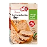 RUF Sonnenblumen Brot, nur Wasser hinzufügen, Brotbackmischung mit Sonnenblumenkernen,...